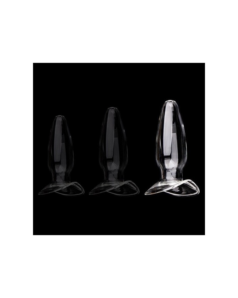 Plug en verre Open Glass L 11.5 x 5.8cm sextoys et accessoires sur La Boutique du Hard