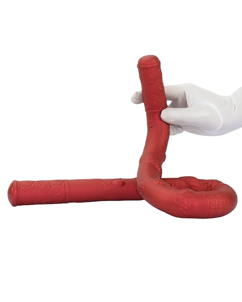 Double Gode Dragon Rope 64 x 3.2cm Rouge sextoys et accessoires sur La Boutique du Hard