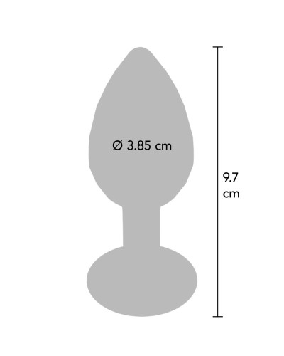 Plug Bijou Disco Diamond L 8.5 x 3.8 cm sextoys et accessoires sur La Boutique du Hard