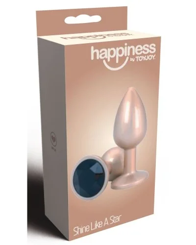 Plug Bijou Shine like a star 6 x 2.7cm Or sextoys et accessoires sur La Boutique du Hard