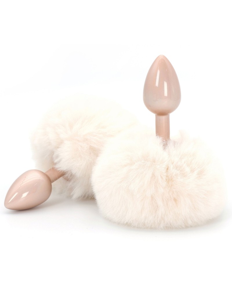 Plug Queue de Lapin Enchanting Bunnytail 5 x 2.8cm Blanc sextoys et accessoires sur La Boutique du Hard