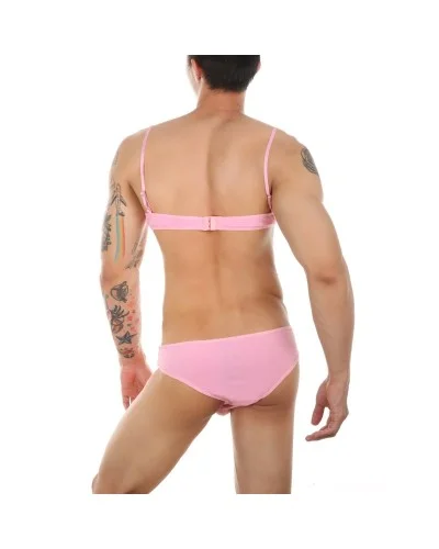 Ensemble Slip et Bra Tarmina Rose sextoys et accessoires sur La Boutique du Hard