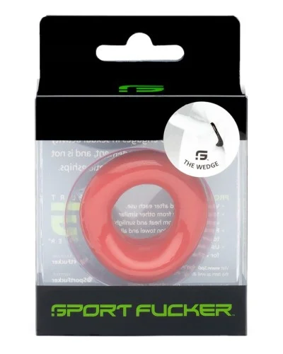 Wedge Cockring Rouge sextoys et accessoires sur La Boutique du Hard