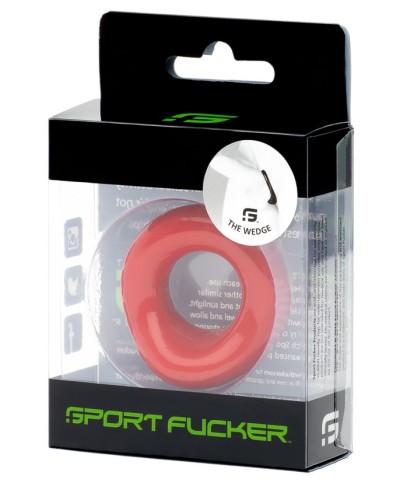 Wedge Cockring Rouge sextoys et accessoires sur La Boutique du Hard