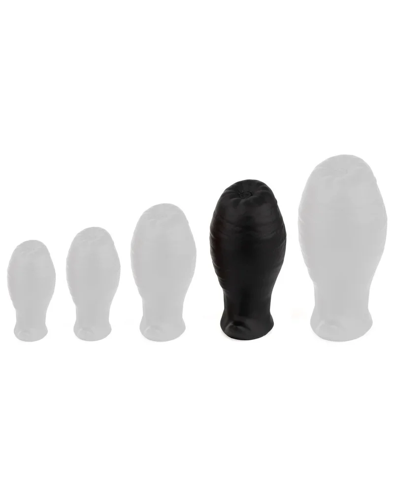 Plug Egg Ass L 10.5 x 6.3cm Noir sextoys et accessoires sur La Boutique du Hard