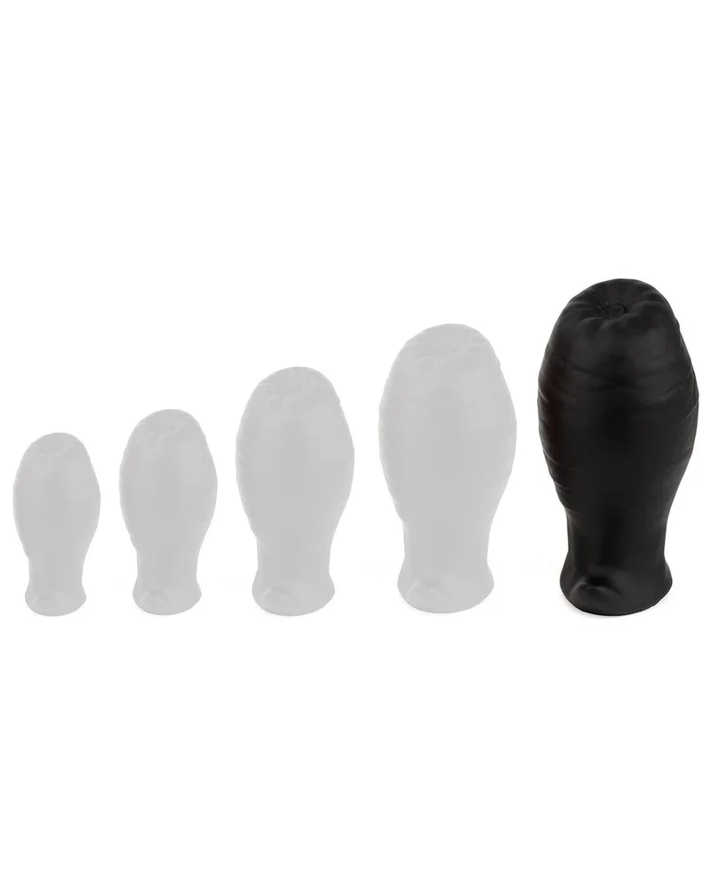 Plug Egg Ass XL 12.5 x 7.3cm Noir sextoys et accessoires sur La Boutique du Hard