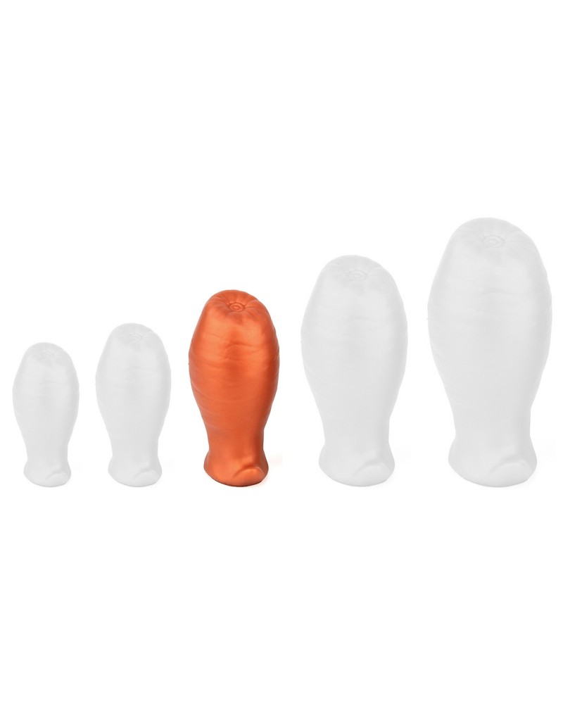 Plug Egg Ass M 9.5 x 5.3cm Orange sextoys et accessoires sur La Boutique du Hard