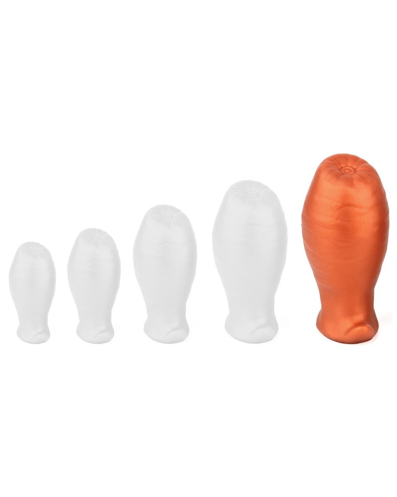 Plug Egg Ass XL 12.5 x 7.3cm Orange sextoys et accessoires sur La Boutique du Hard