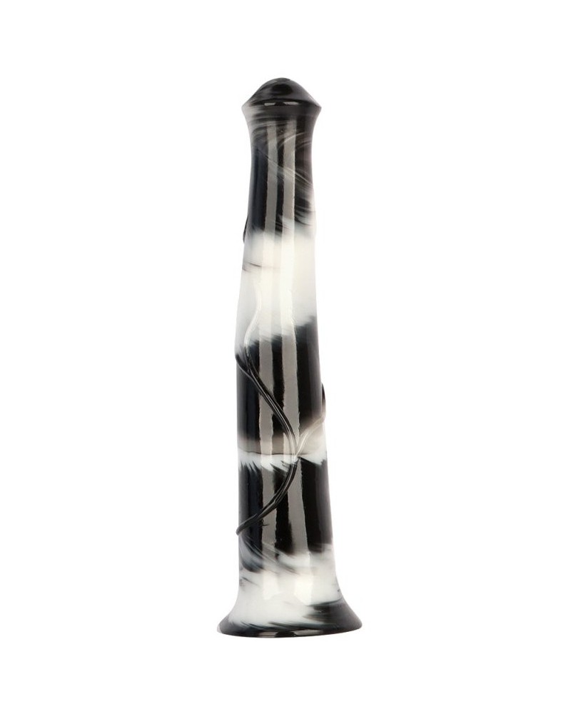 Gode Big Horse 38 x 6.5cm Noir et Blanc sextoys et accessoires sur La Boutique du Hard
