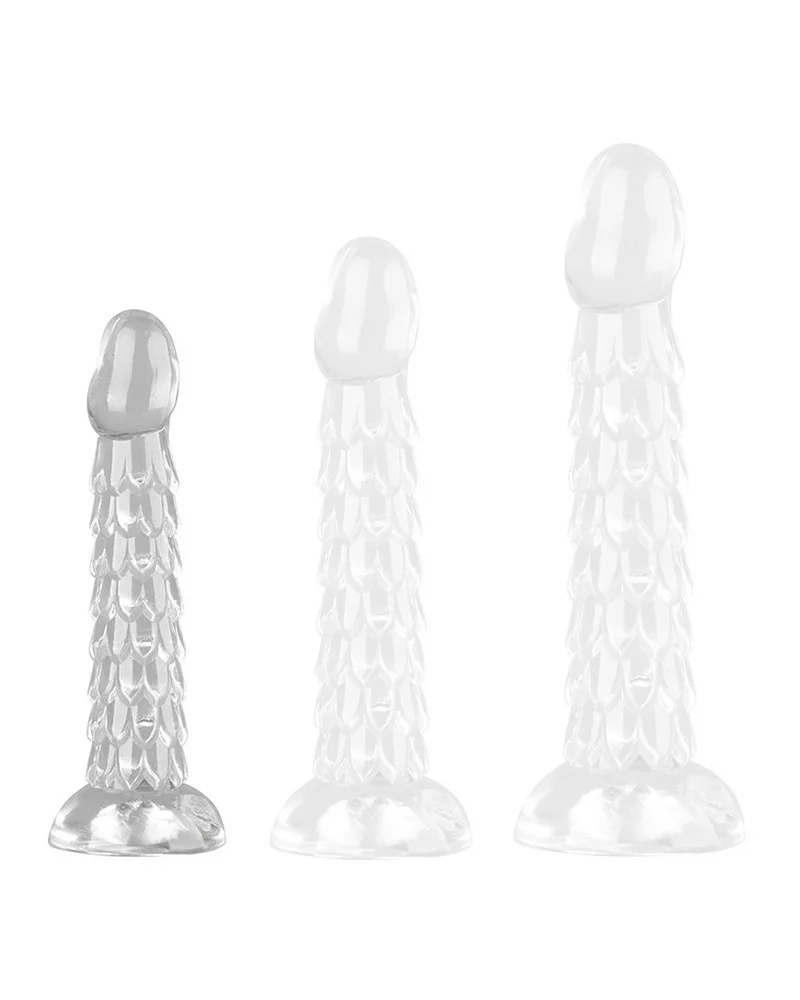 Gode Transparent Scales Mush S 15.5 x 3.5cm sextoys et accessoires sur La Boutique du Hard