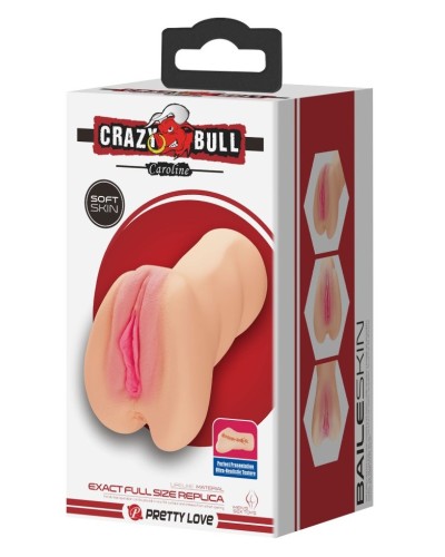 Masturbateur Crazy Bull Caroline 2 Entrées sextoys et accessoires sur La Boutique du Hard