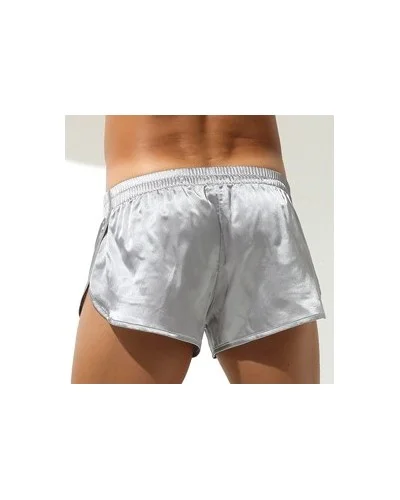 Short avec Jock Slit Argenté sextoys et accessoires sur La Boutique du Hard