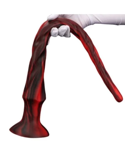 Gode Torthy L 56 x 6.2 cm Noir-Rouge sextoys et accessoires sur La Boutique du Hard