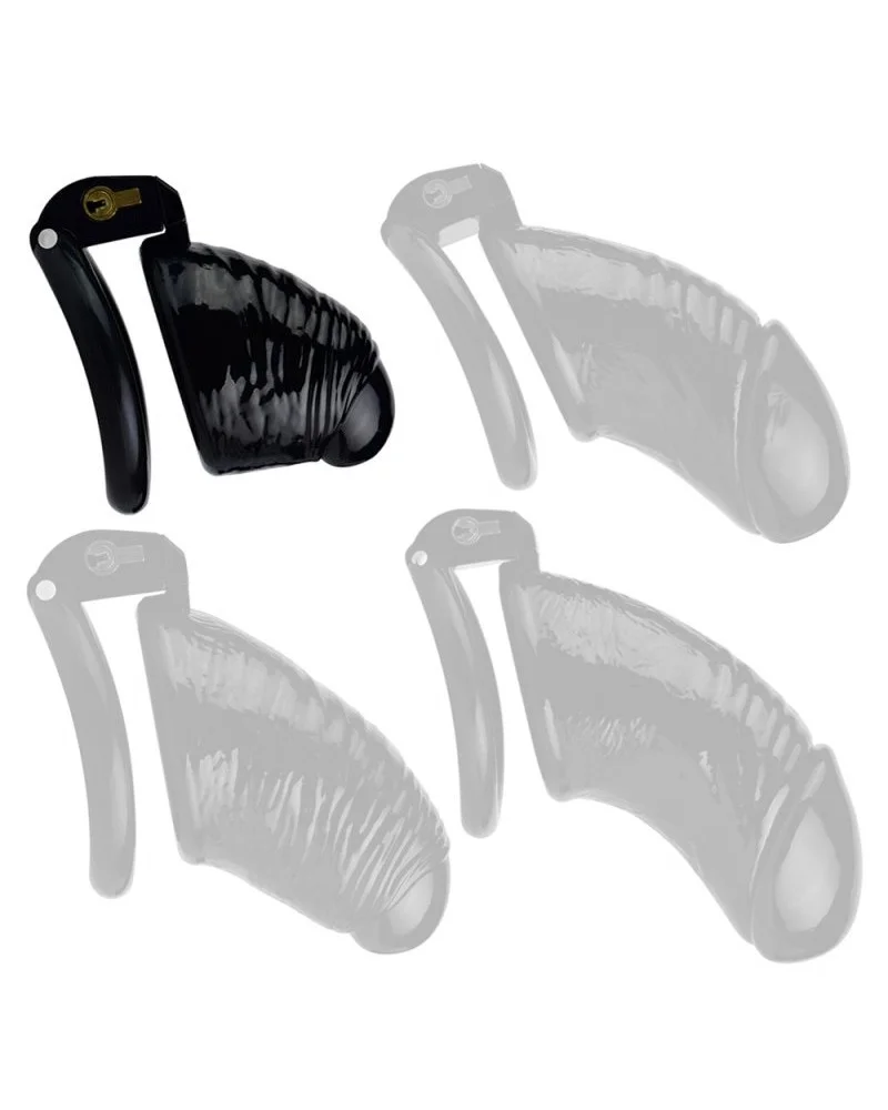 Cage de chasteté Worle S 7 x 3.3 cm Noire sextoys et accessoires sur La Boutique du Hard