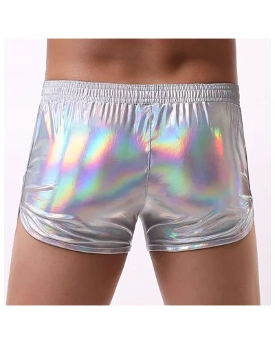 Short brillant Fakiz Gris argenté sextoys et accessoires sur La Boutique du Hard