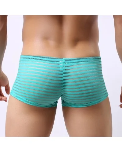 Boxer sexy Linea Vert turquoise sextoys et accessoires sur La Boutique du Hard