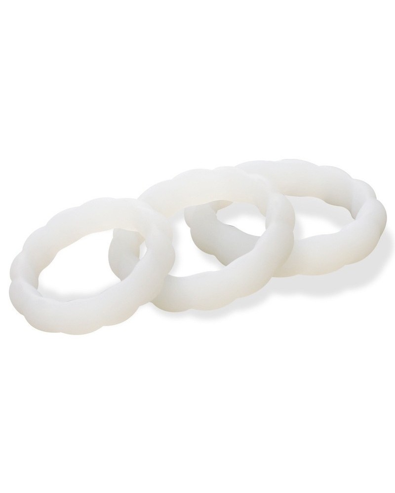 Lot de 3 Cockrings souples TORTICK Phosphorescents sextoys et accessoires sur La Boutique du Hard