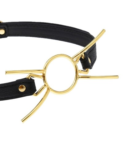 Bâillon Spidok Noir-Doré sextoys et accessoires sur La Boutique du Hard