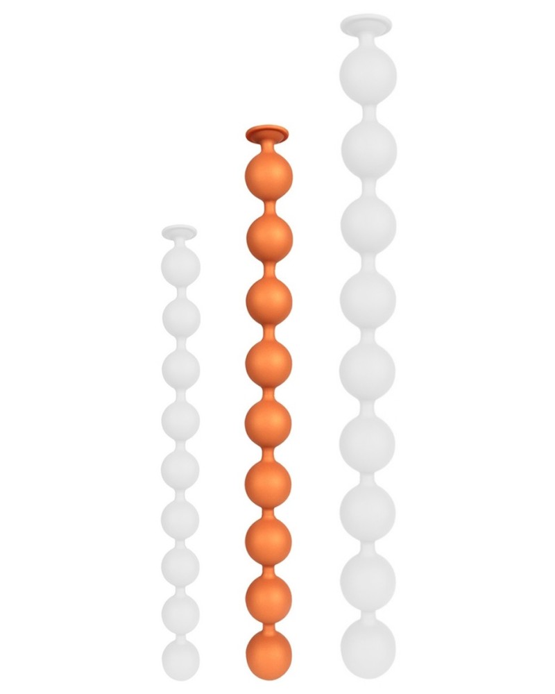 Boules Nocty M 55 x 4.5 cm Orange sextoys et accessoires sur La Boutique du Hard