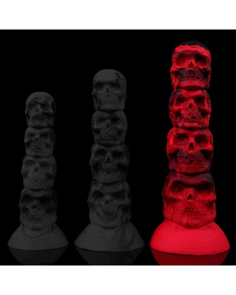 Plug Deathy L 21 x 6.5 cm Rouge sextoys et accessoires sur La Boutique du Hard