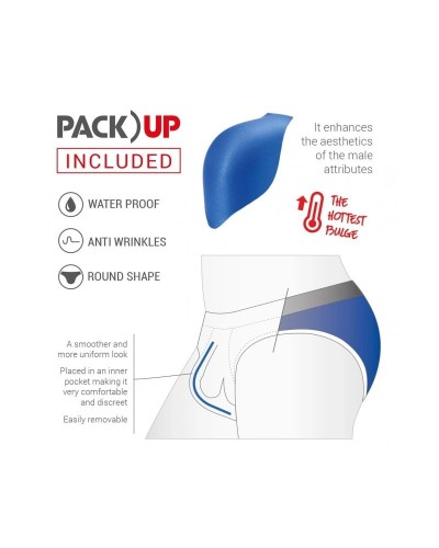 Boxer de bain Rainbow AD Blanc sextoys et accessoires sur La Boutique du Hard