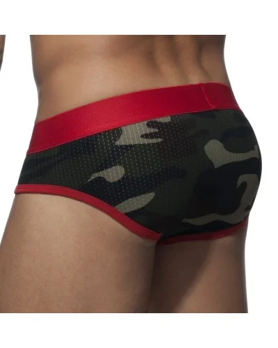 Slip CAMO STRIPE Rouge sextoys et accessoires sur La Boutique du Hard