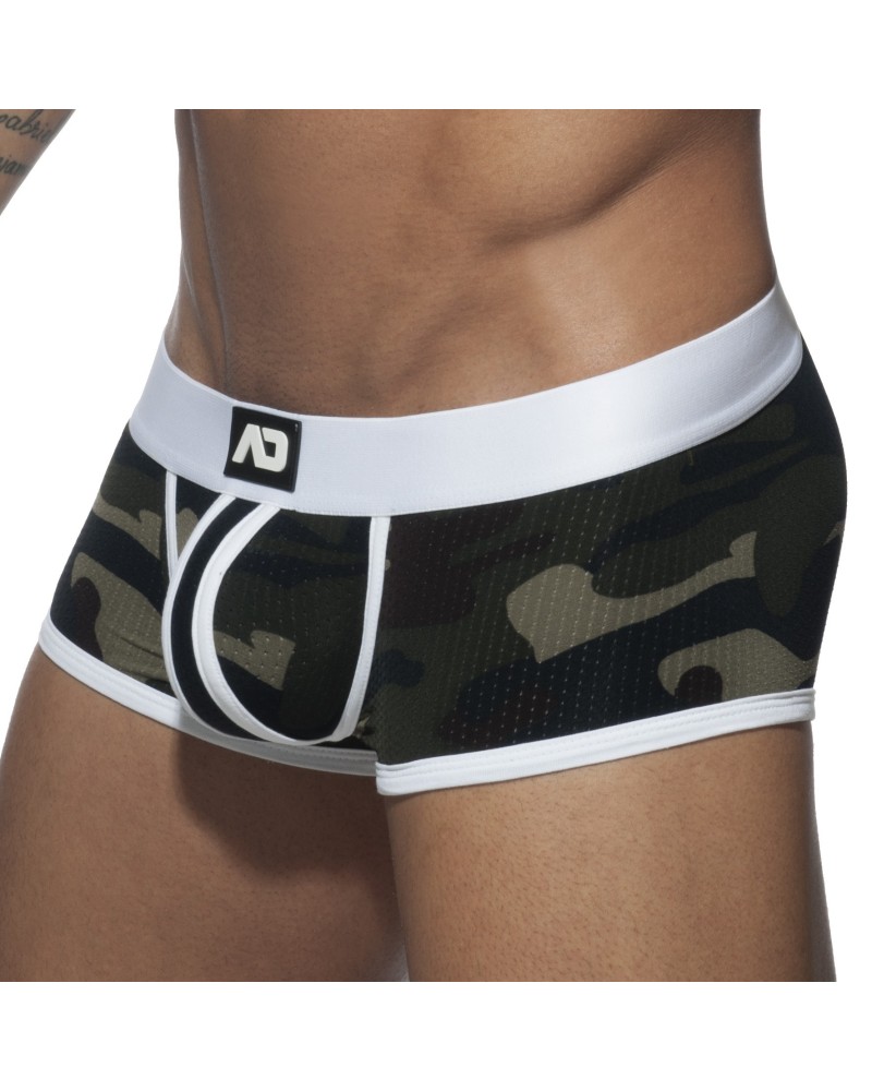 Boxer CAMO STRIPE Blanc sextoys et accessoires sur La Boutique du Hard