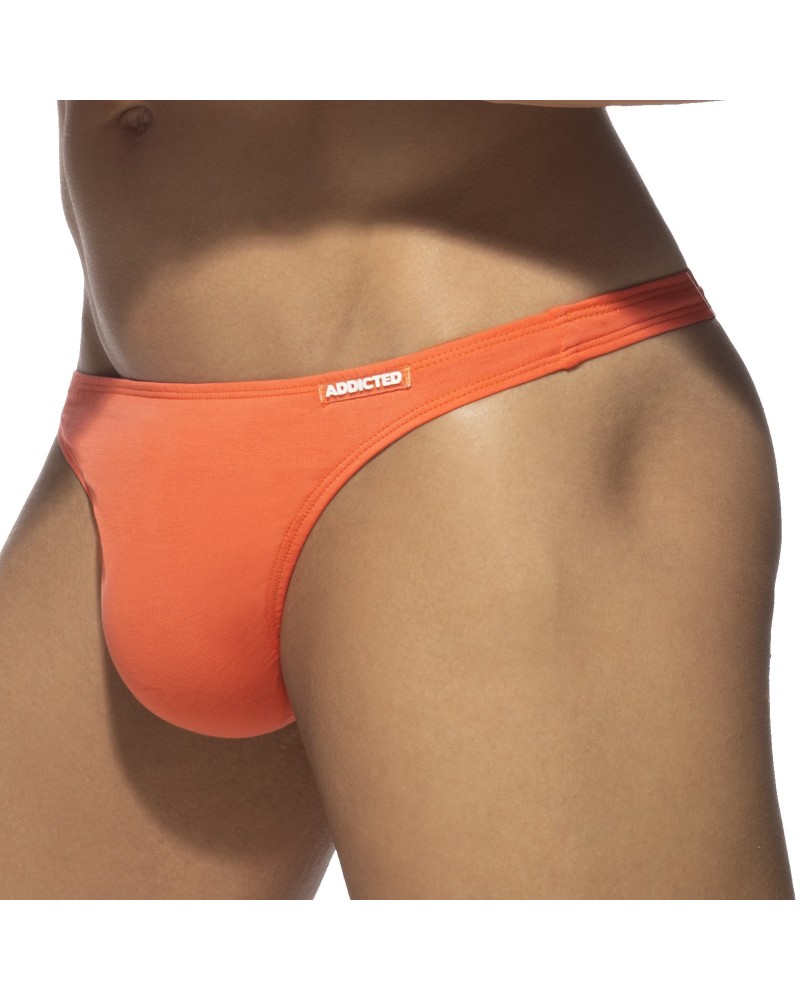 Thong AD COTON Orange sextoys et accessoires sur La Boutique du Hard