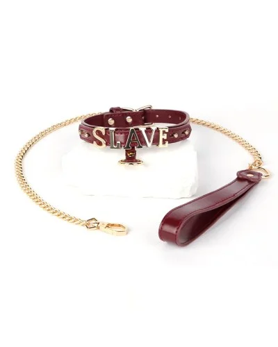 Coffret SM Slave 2 Pièces Bordeaux sextoys et accessoires sur La Boutique du Hard
