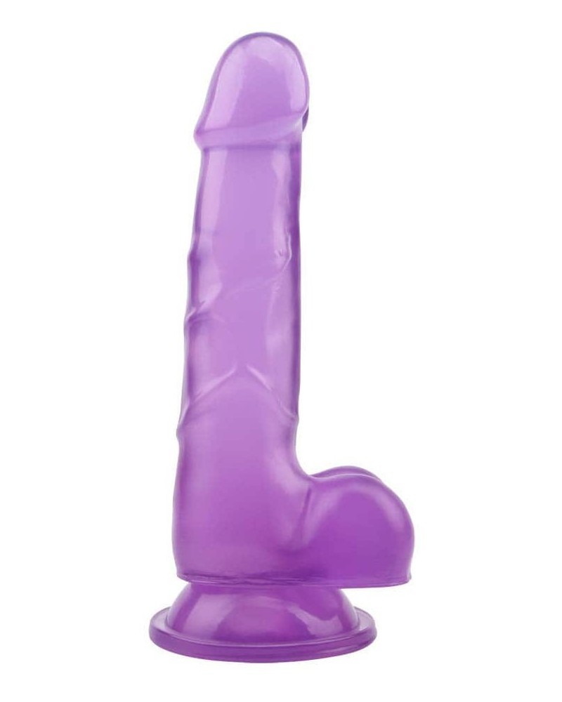 Gode Violet Hi-Rubber 14  x 3.6 cm sextoys et accessoires sur La Boutique du Hard