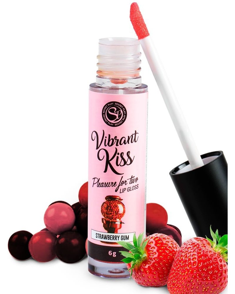 Gloss KISS Bonbon Fraise sextoys et accessoires sur La Boutique du Hard