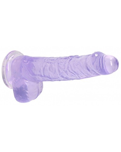 Gode Crystal Clear 12 x 3cm Violet sextoys et accessoires sur La Boutique du Hard