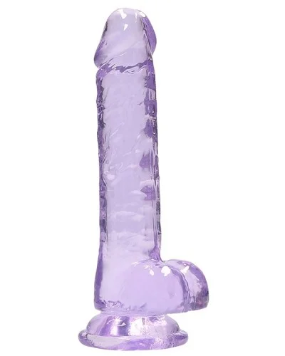 Gode Crystal Clear 14 x 3.5cm Violet sextoys et accessoires sur La Boutique du Hard