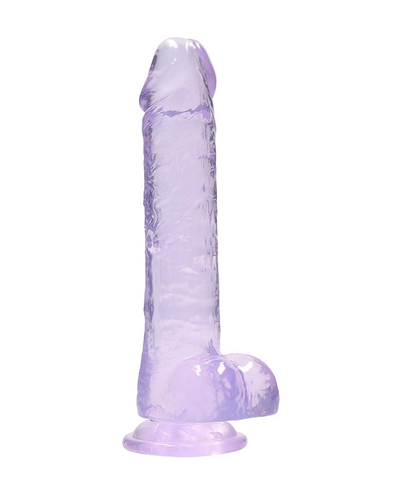 Gode Crystal Clear 16 x 4cm Violet sextoys et accessoires sur La Boutique du Hard