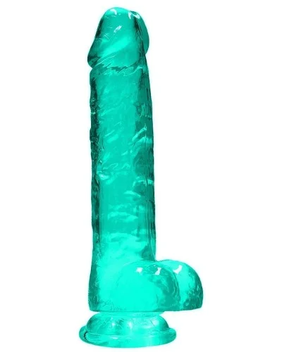 Gode Crystal Clear 16 x 4cm Vert sextoys et accessoires sur La Boutique du Hard