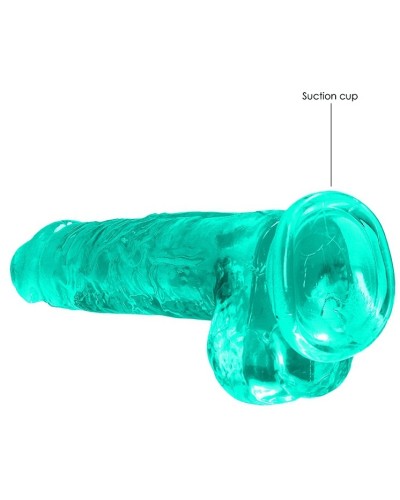 Gode Crystal Clear 16 x 4cm Vert sextoys et accessoires sur La Boutique du Hard