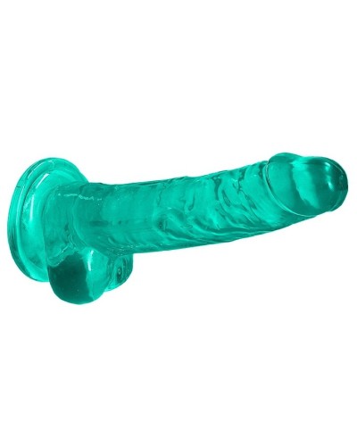 Gode Crystal Clear 14 x 3.5cm Vert sextoys et accessoires sur La Boutique du Hard