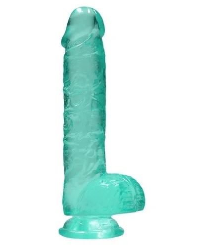 Gode Crystal Clear 12 x 3cm Vert sextoys et accessoires sur La Boutique du Hard