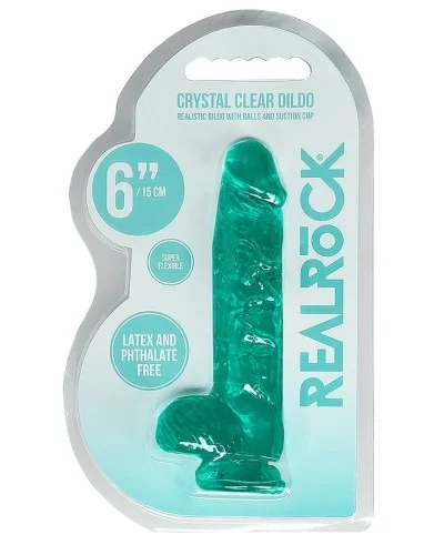 Gode Crystal Clear 12 x 3cm Vert sextoys et accessoires sur La Boutique du Hard