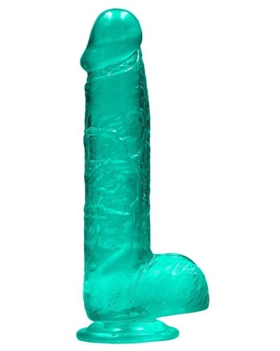 Gode Crystal Clear 12 x 3cm Vert sextoys et accessoires sur La Boutique du Hard
