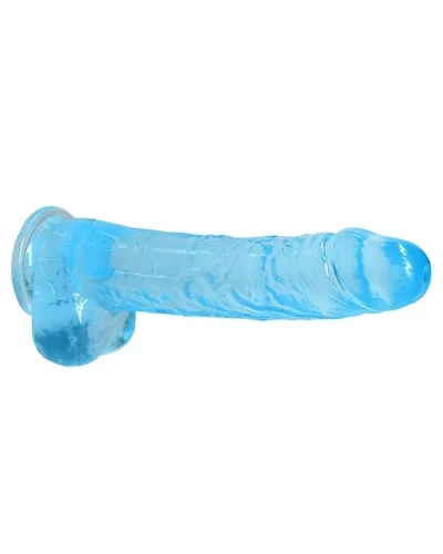 Gode Crystal Clear 19 x 4.5cm Bleu sextoys et accessoires sur La Boutique du Hard