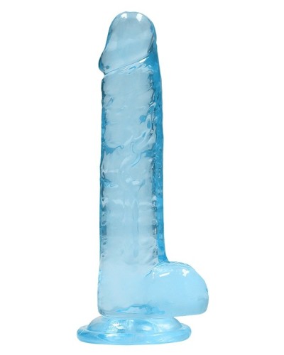 Gode Crystal Clear 14 x 3.5cm Bleu sextoys et accessoires sur La Boutique du Hard