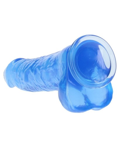 Gode Crystal Clear 21 x 5.5cm Bleu sextoys et accessoires sur La Boutique du Hard