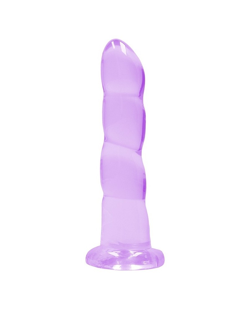 Gode Twist Crystal RealRock 16 x 4cm Violet sextoys et accessoires sur La Boutique du Hard