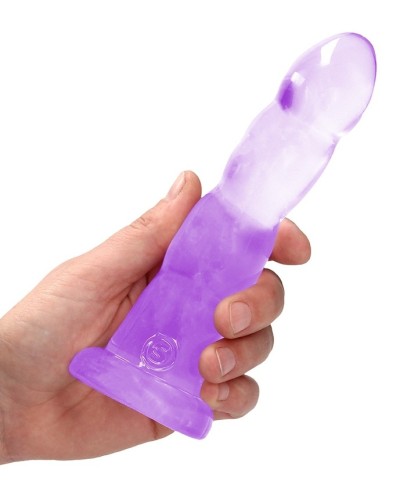 Gode Twist Crystal RealRock 16 x 4cm Violet sextoys et accessoires sur La Boutique du Hard
