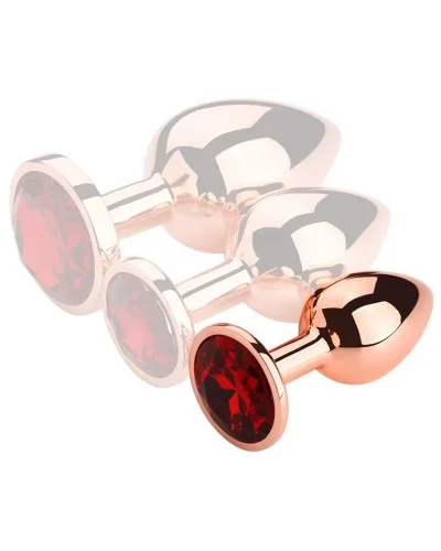 Plug Bijou anal Redgold S 6.5 x 2.7cm Bijou Rouge sextoys et accessoires sur La Boutique du Hard
