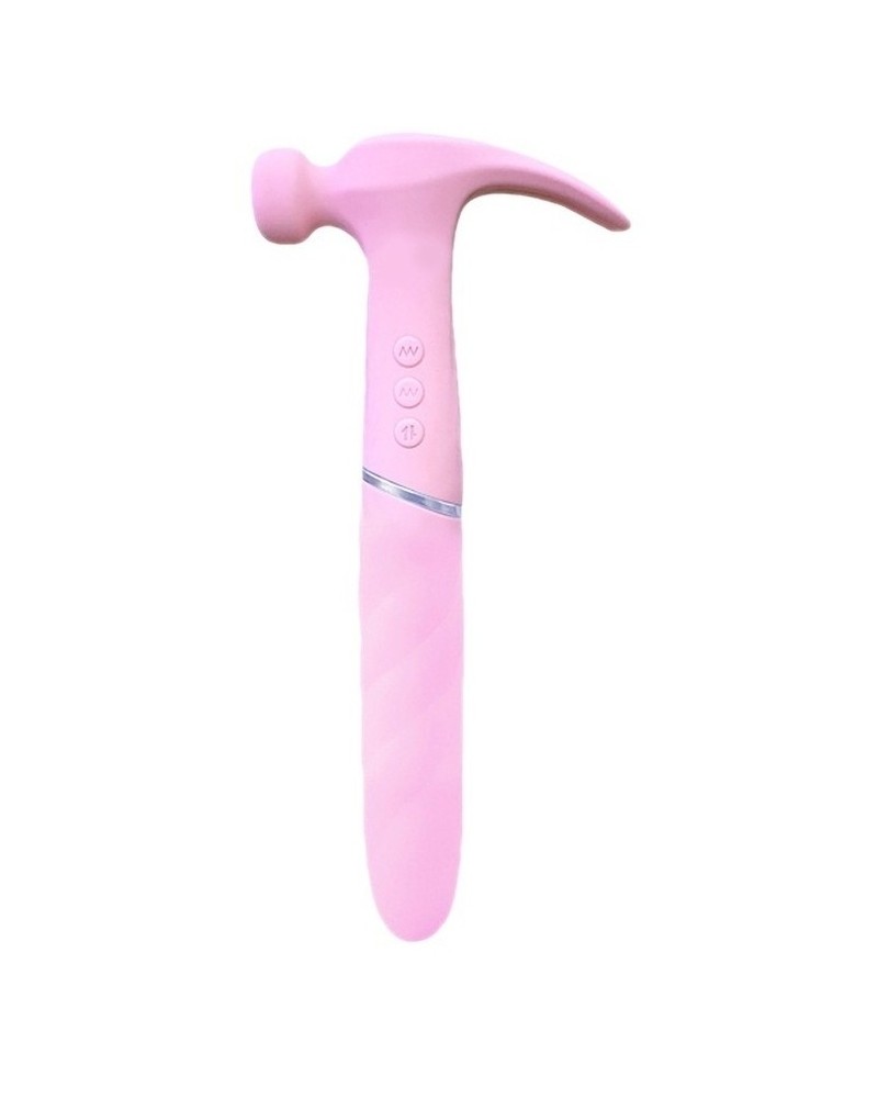 Gode vibrant Sweet Hammer 17 x 4cm Rose sextoys et accessoires sur La Boutique du Hard