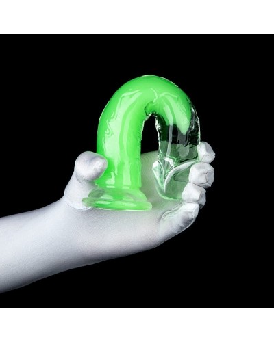 Gode transparent Jellis L 19 x 4cm Vert sextoys et accessoires sur La Boutique du Hard