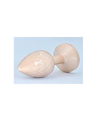 Plug Ikonik Diamond S 6 x 2.7cm Beige sextoys et accessoires sur La Boutique du Hard