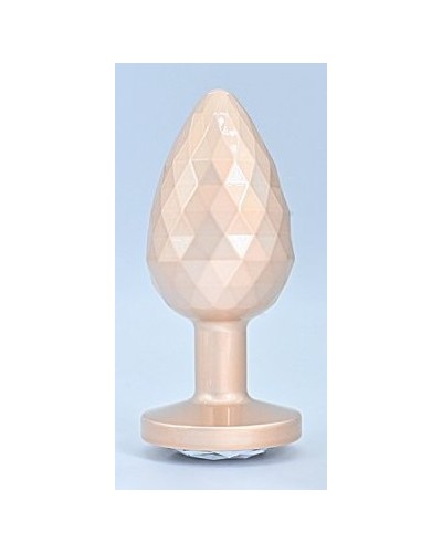 Plug Ikonik Diamond S 6 x 2.7cm Beige sextoys et accessoires sur La Boutique du Hard